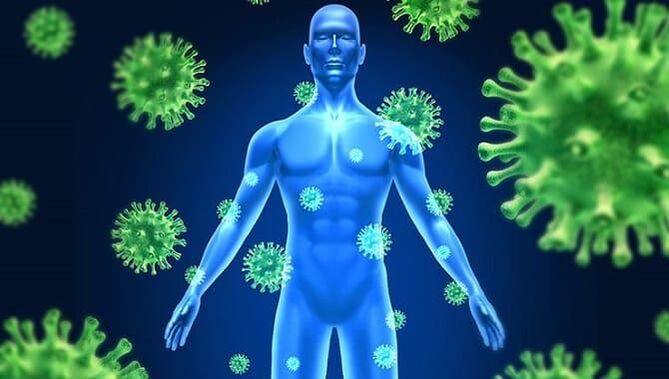 parazitler nedeniyle bağışıklığın azalması